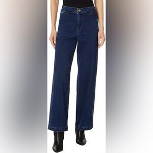 Madewell Emmet Wide Leg Dark Wash Jeans